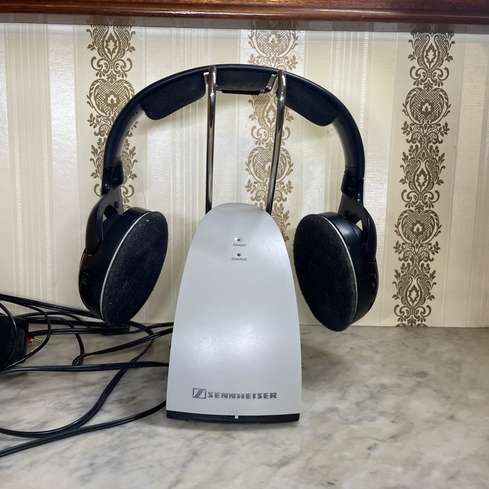Sennheiser HDR120 Wireless Headphones TR120 Charging Dock Cradle & Power Supply